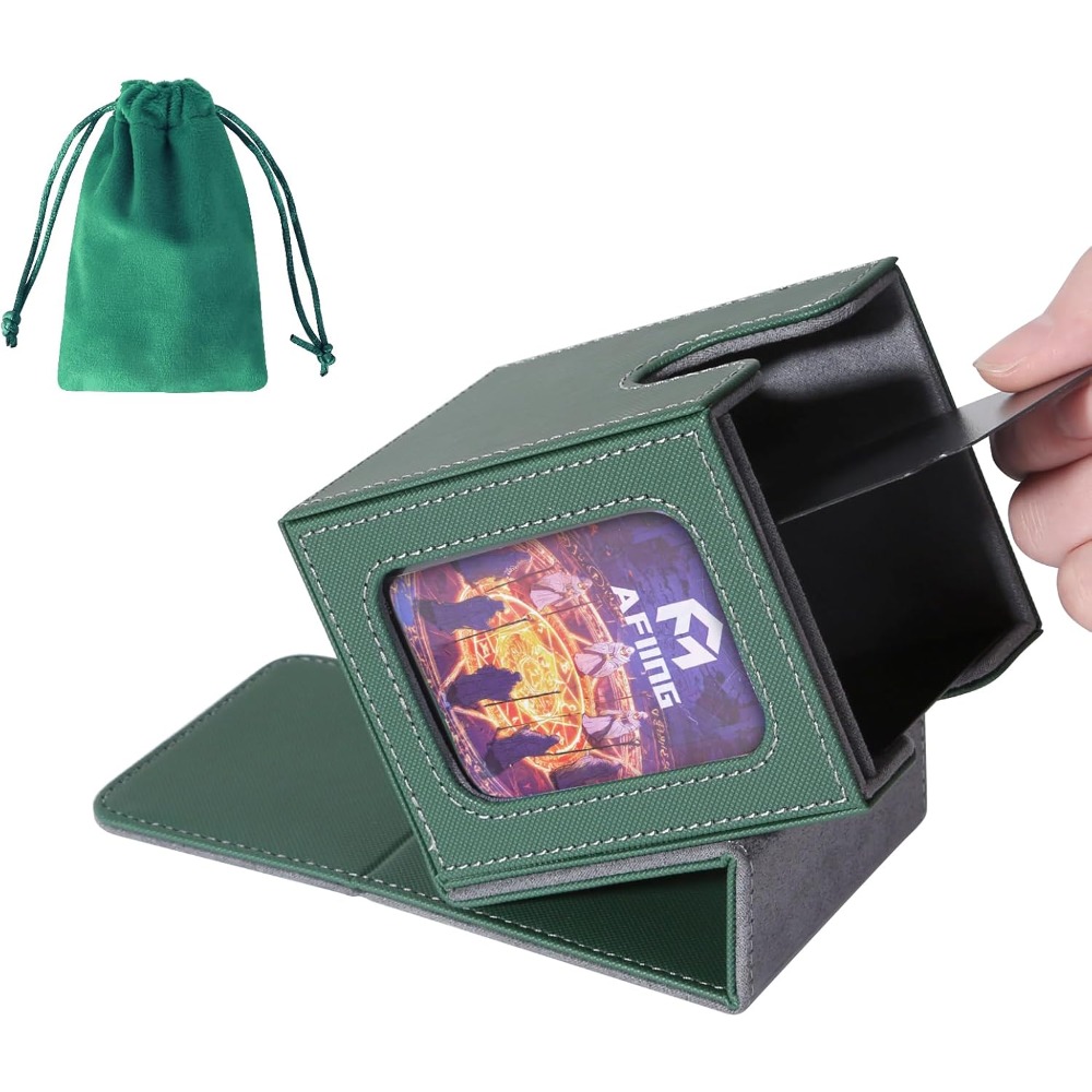 Card Top Loader - MTG Deck Box for Commander Display,Card