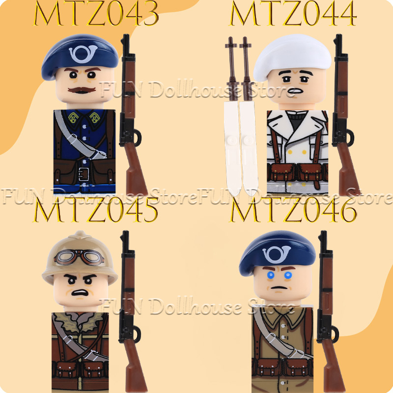 WW2 Military Army French Soldi - Lego Minifigure Holder recensione e prezzo