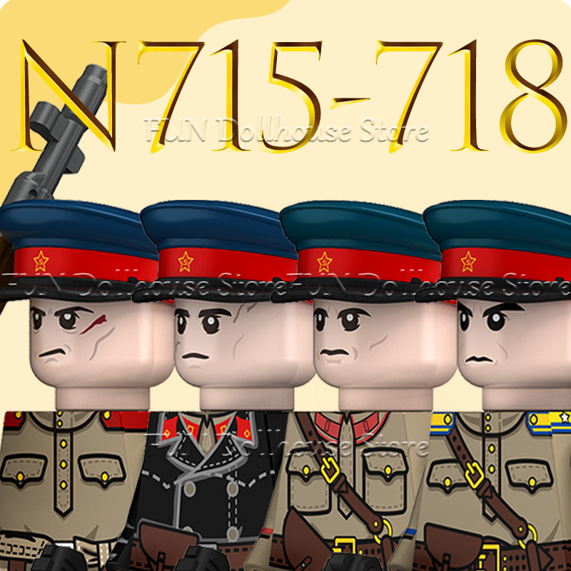 MOC WW2 Soviet Soldier Figures - Lego Minifigure Holder recensione e prezzo