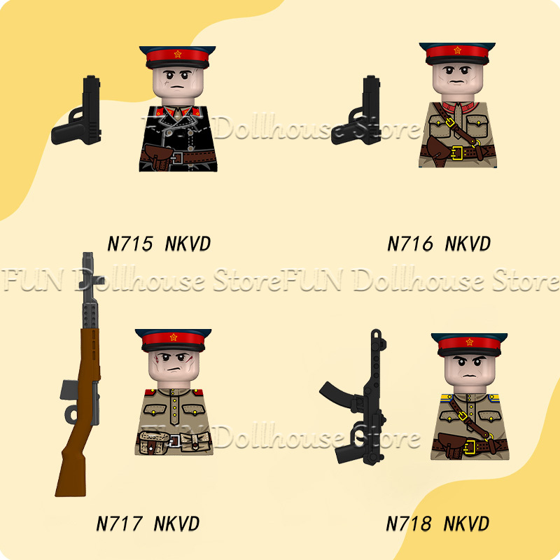 MOC WW2 Soviet Soldier Figures - Lego Minifigure Holder recensione e prezzo