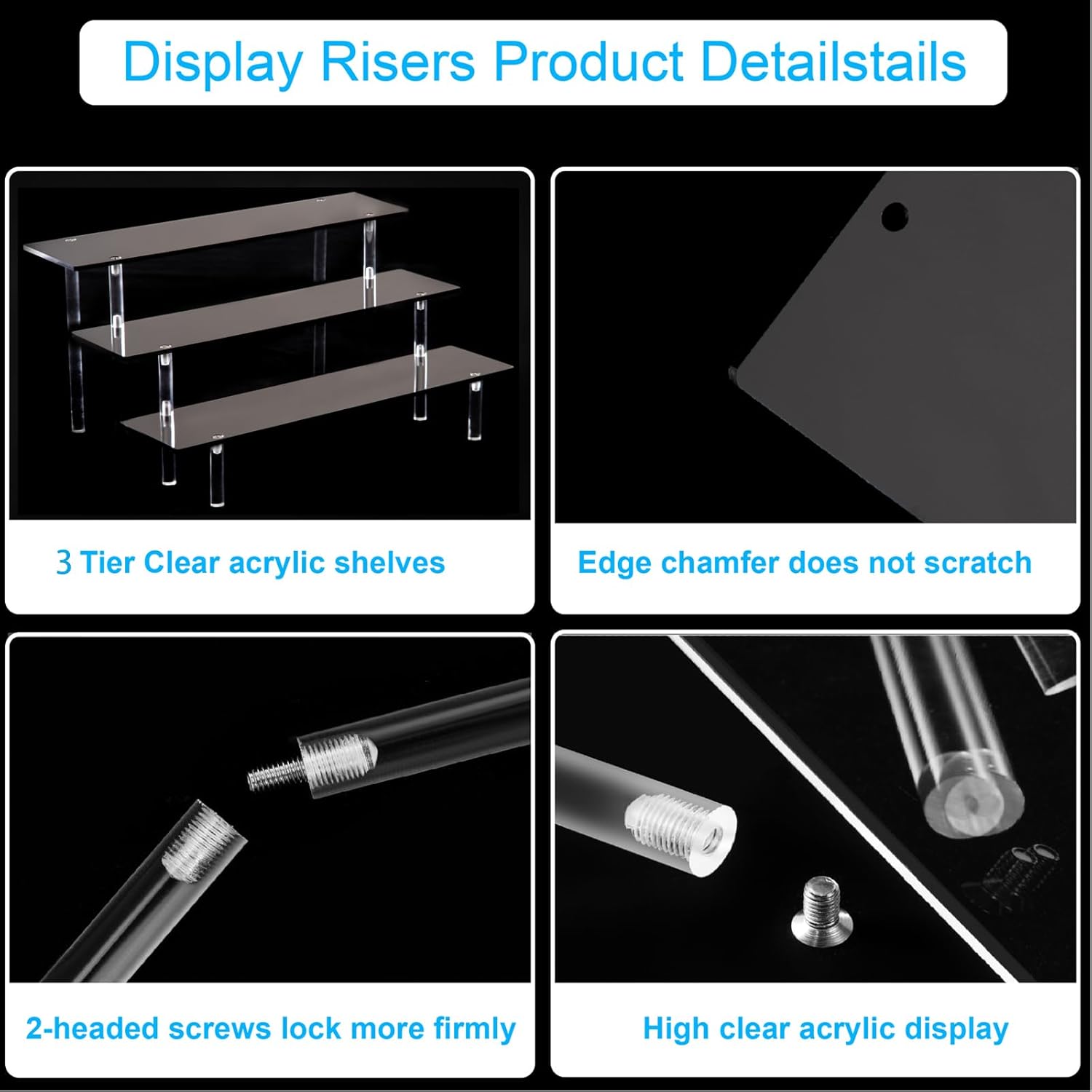 3 Tier Perfume Organizer Stand - Pop Display Shelf recensione e prezzo