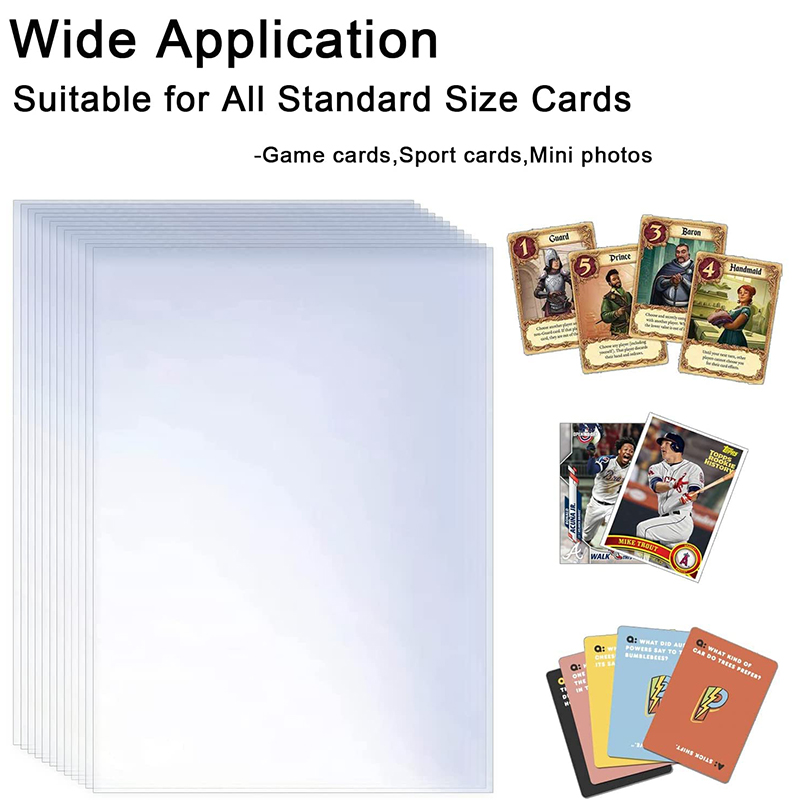 200 Pcs Transparent Playing Ca - Card Penny Sleeve recensione e prezzo