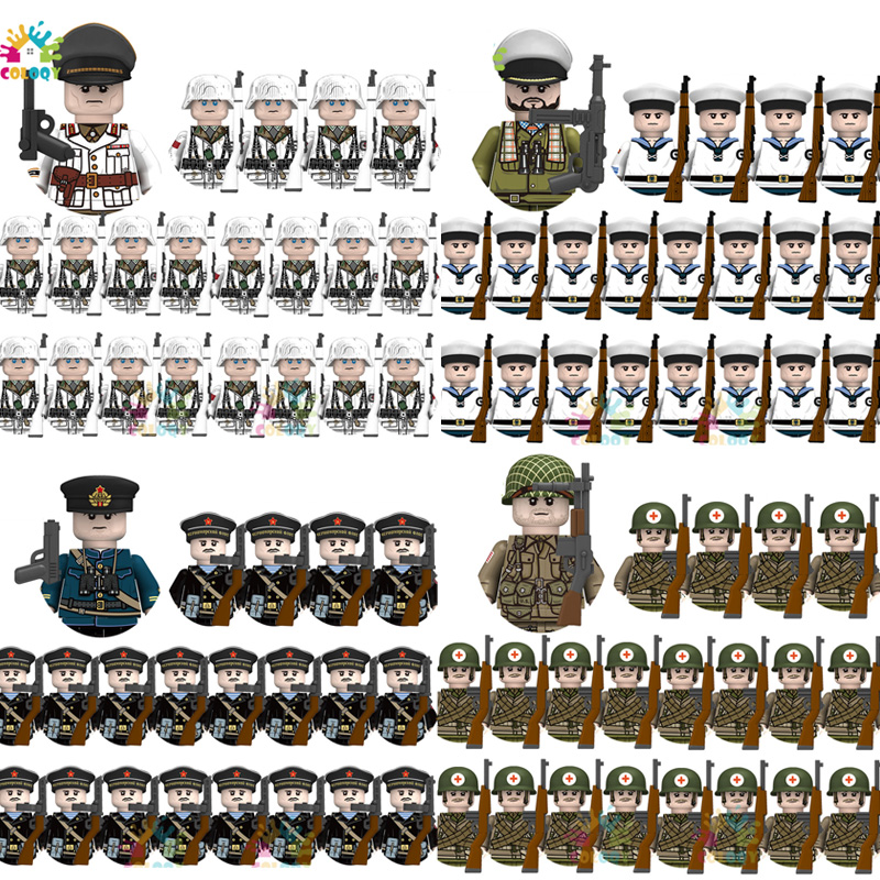 Kids Toys 21pcs/lot WW2 N001-N - Lego Minifigure Holder recensione e prezzo