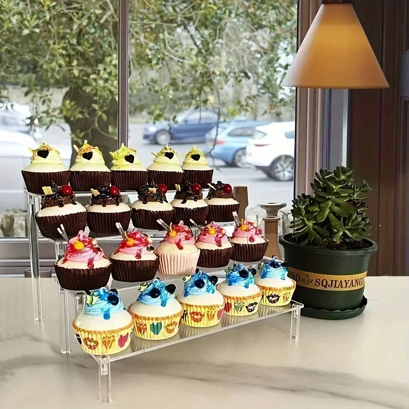 1-4 Tier Acrylic Display Stand - Pop Display Shelf recensione e prezzo