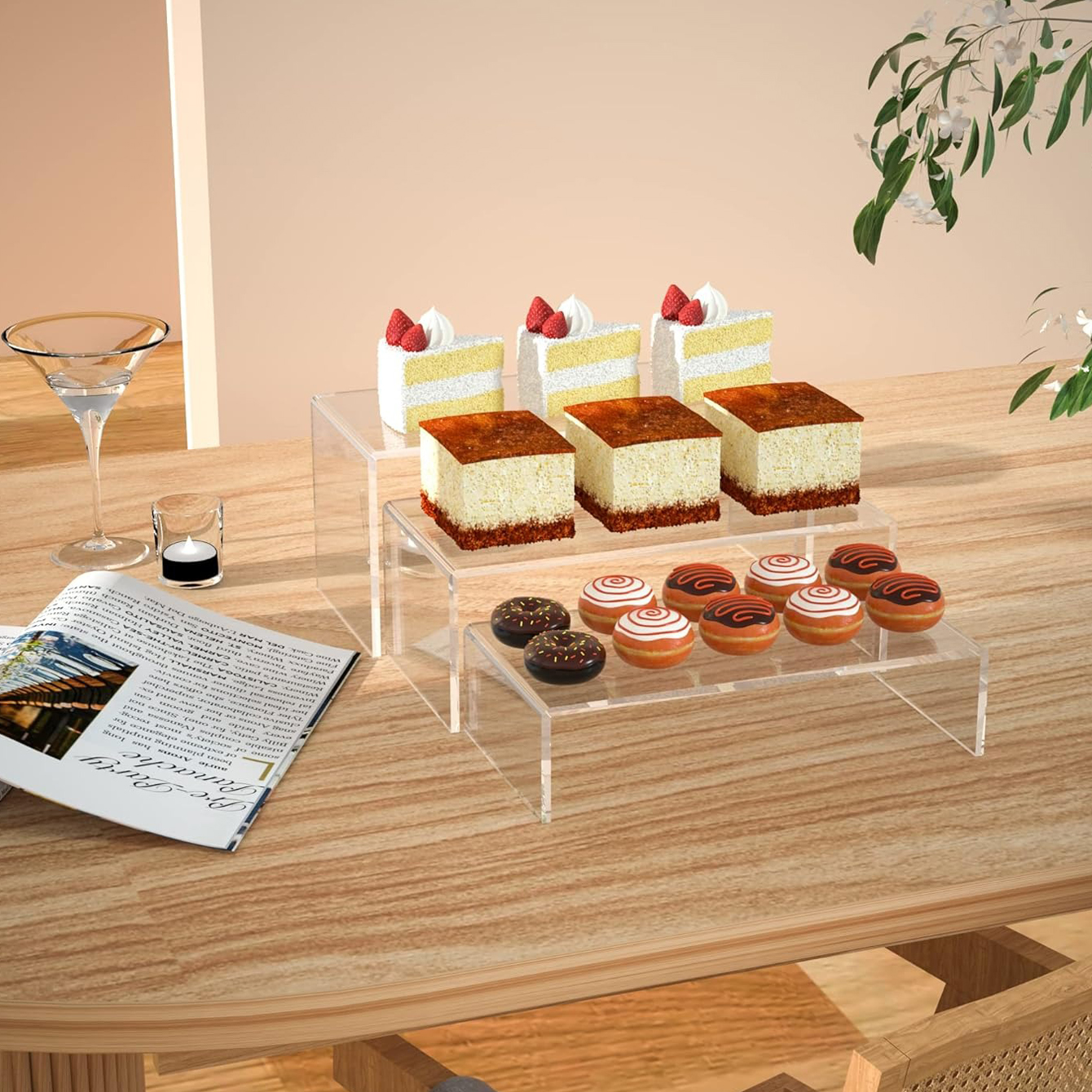 3 pieces of acrylic display sh - Pop Display Shelf recensione e prezzo