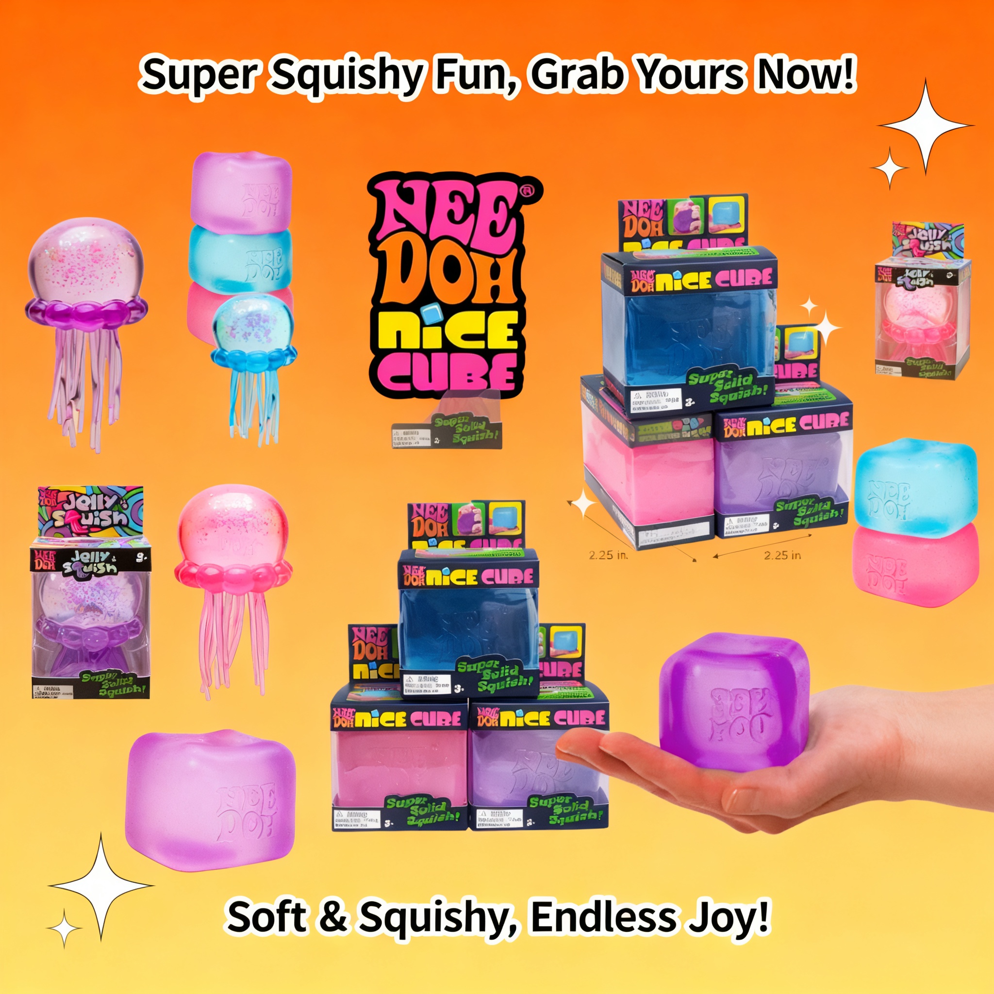 Trending Jellyfish Cube Squish - Fidget Cube Original recensione e prezzo