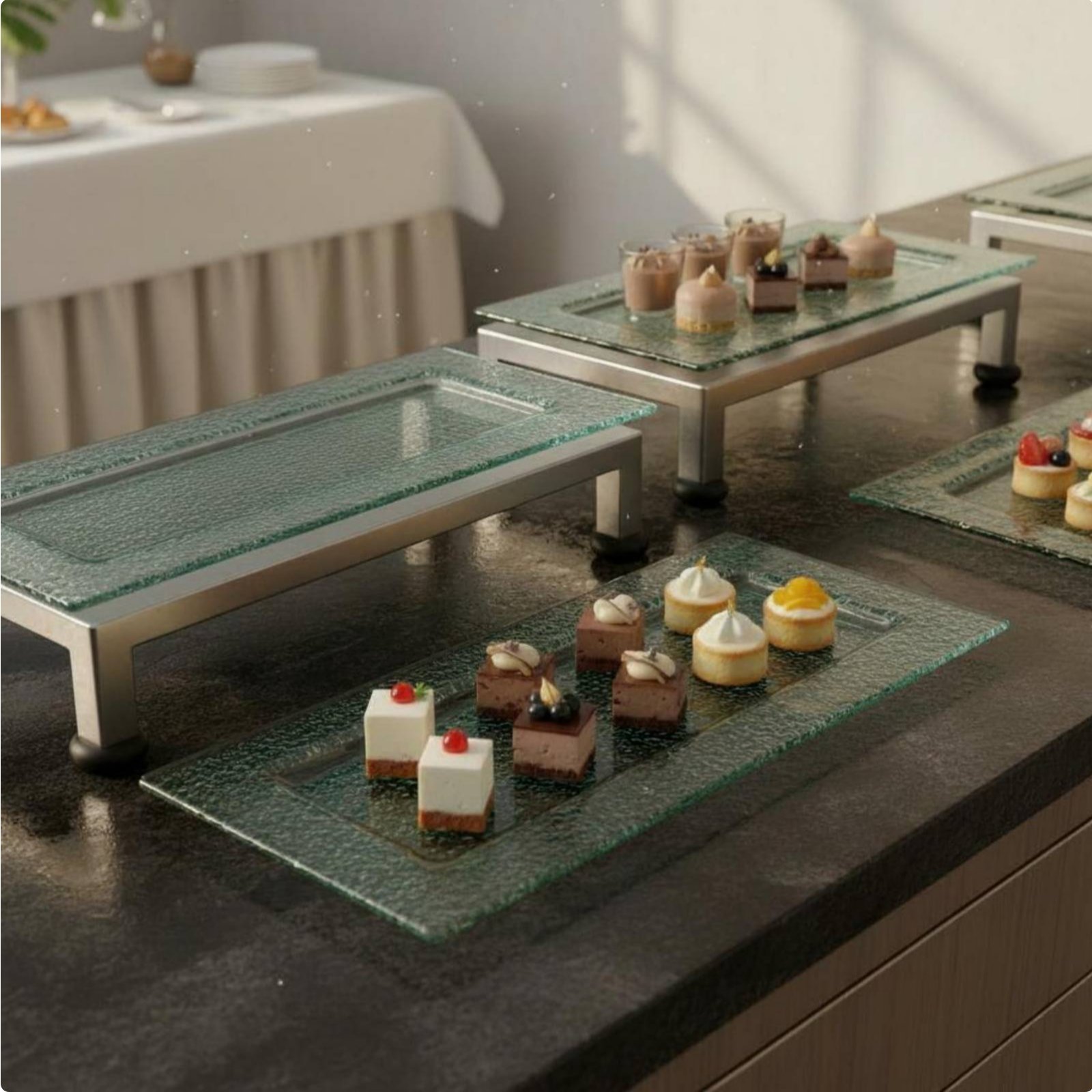 3-Tier Serving Stand Multifunc - Display Risers Set recensione e prezzo