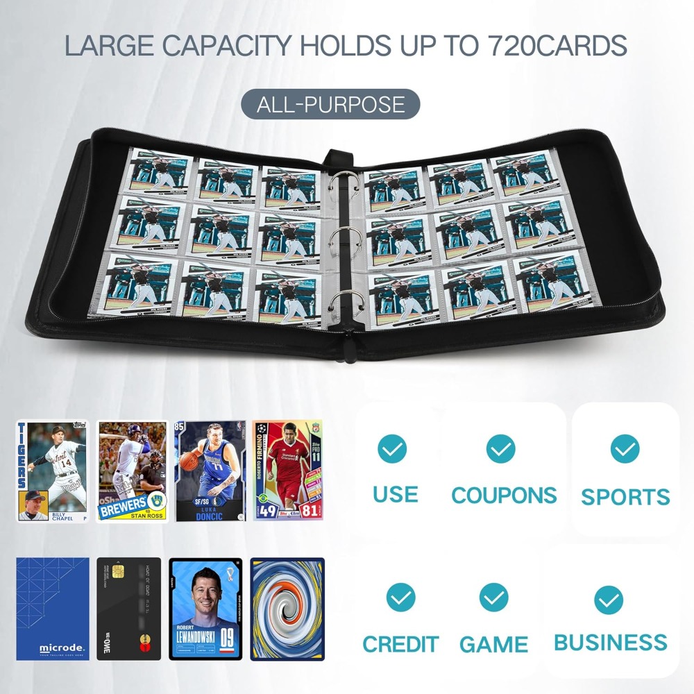Premium 720 Double Sided Pocke - Trading Card Binder recensione e prezzo