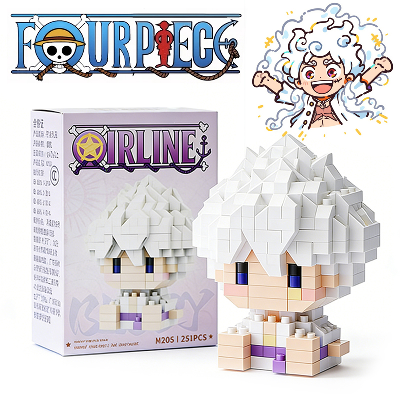 ONE PIECE Sun God Nika Luffy M - Building Block Mini recensione e prezzo