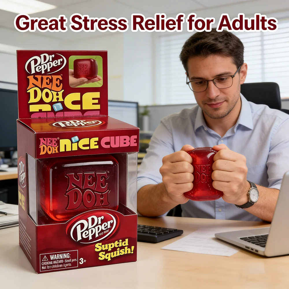 =* Dr Pepper x NeeDoh Nice Cub - Fidget Cube Original recensione e prezzo
