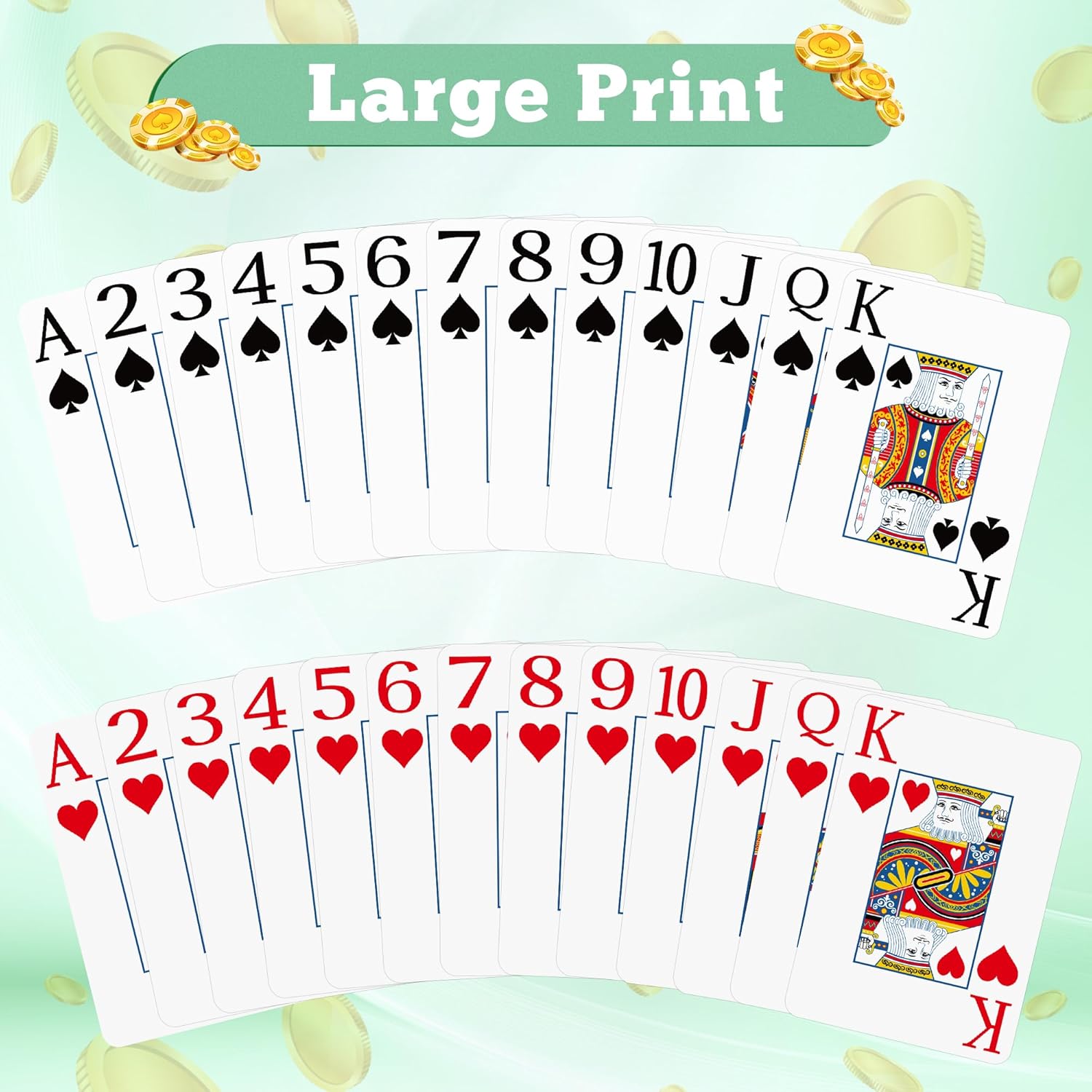 2 Pack Playing Cards | Large P - Graded Card Display recensione e prezzo