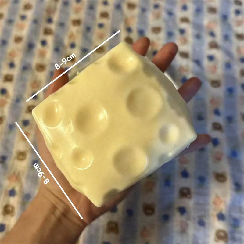 ◑Jumbo Cheese Cube Stress Ball - Fidget Cube Original recensione e prezzo