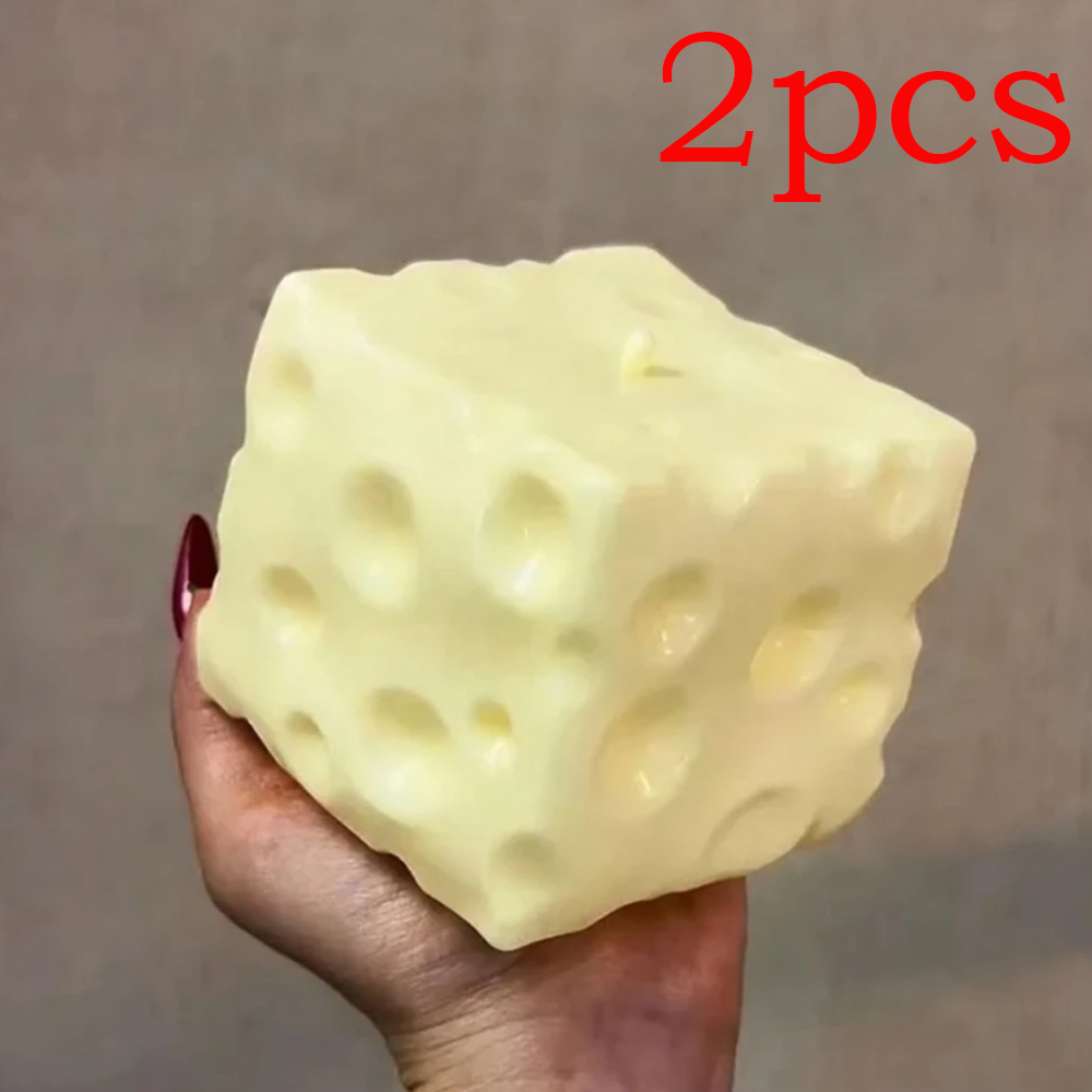 ◑Jumbo Cheese Cube Stress Ball - Fidget Cube Original recensione e prezzo