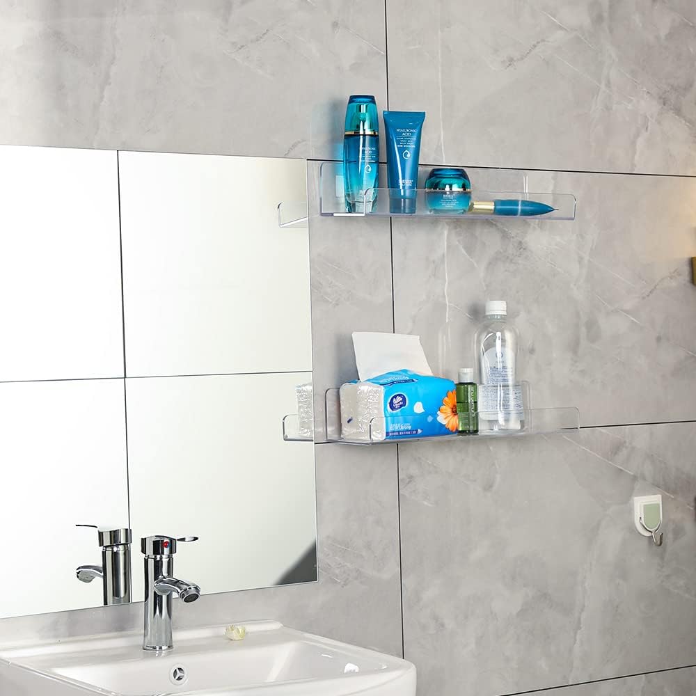 4 Pack Clear Acrylic Floating  - Pop Display Shelf recensione e prezzo