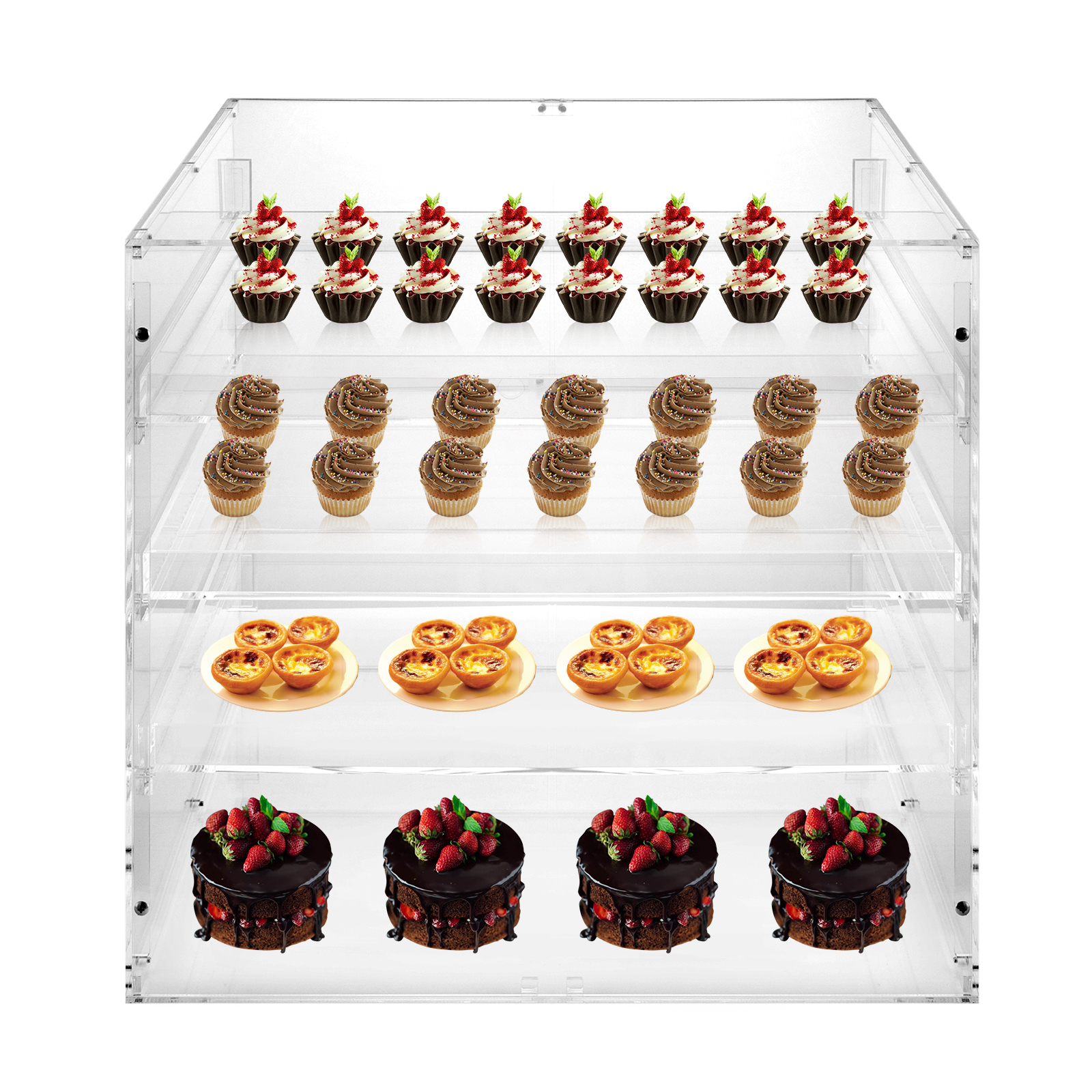 18.7×17.71×17.71inch 3-tier Ac - Display Case Acrylic recensione e prezzo
