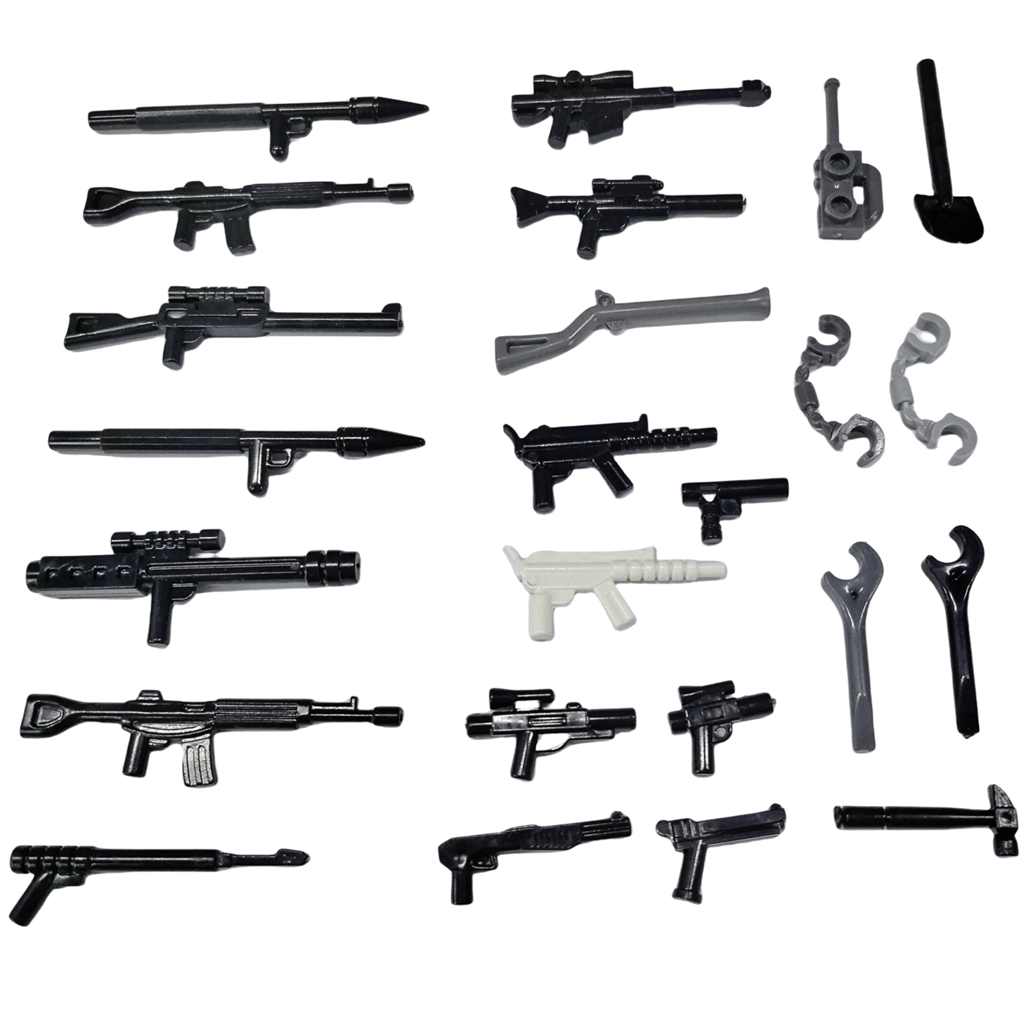 Military WW2 Weapon Guns Soldi - Lego Minifigure Holder recensione e prezzo
