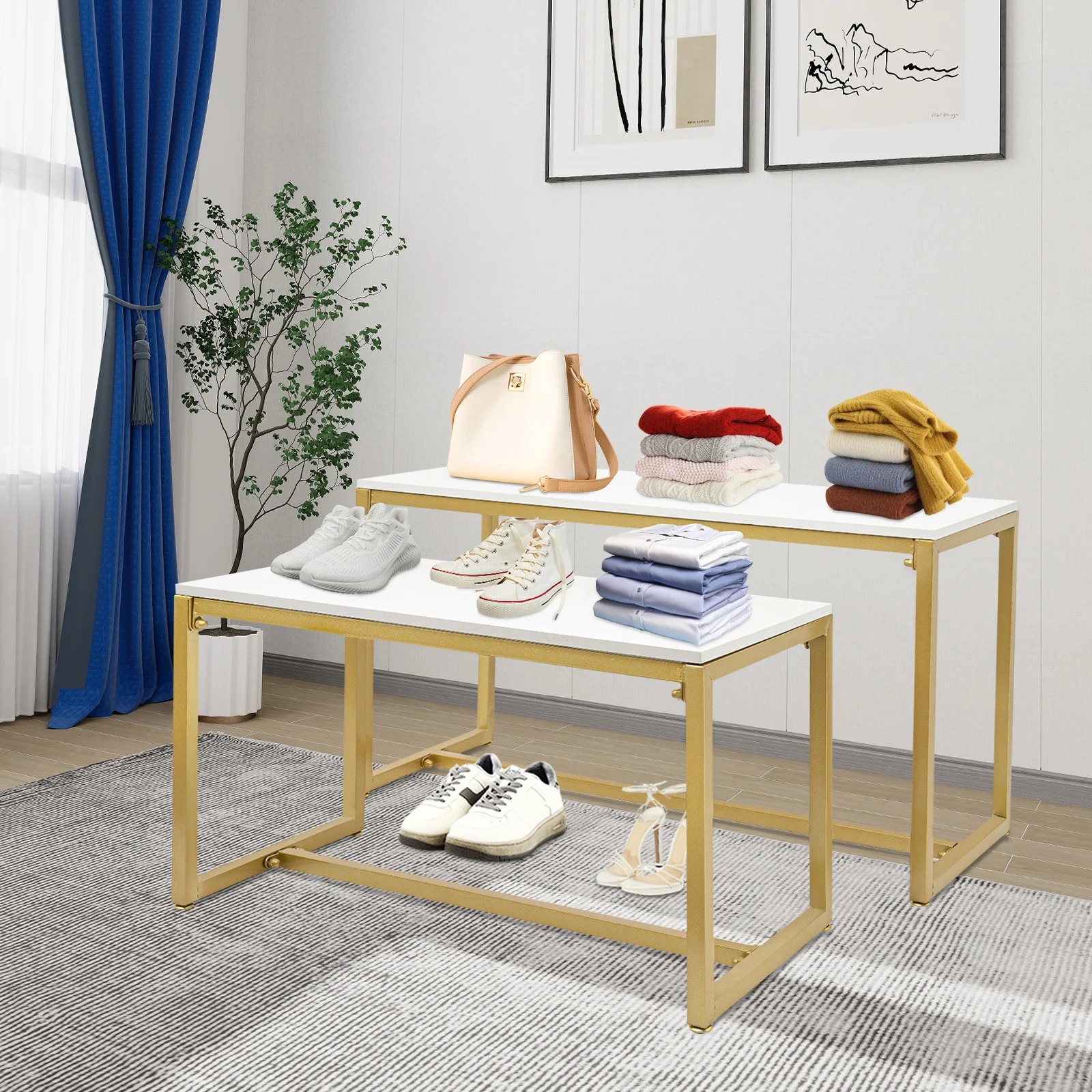 Metal Shoe Handbag Display Sta - Display Risers Set recensione e prezzo