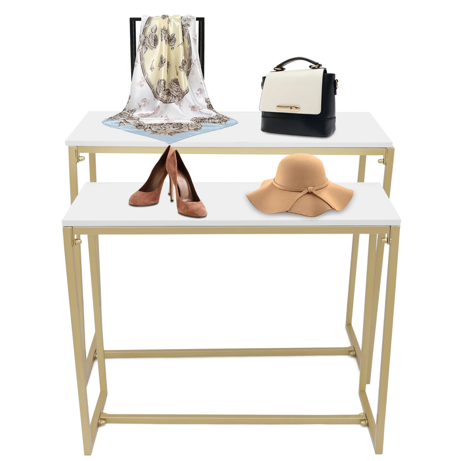 Metal Shoe Handbag Display Sta - Display Risers Set recensione e prezzo