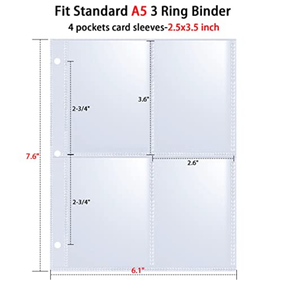 400 Pockets 2.5x3.5 Trading Ca - Trading Card Binder recensione e prezzo