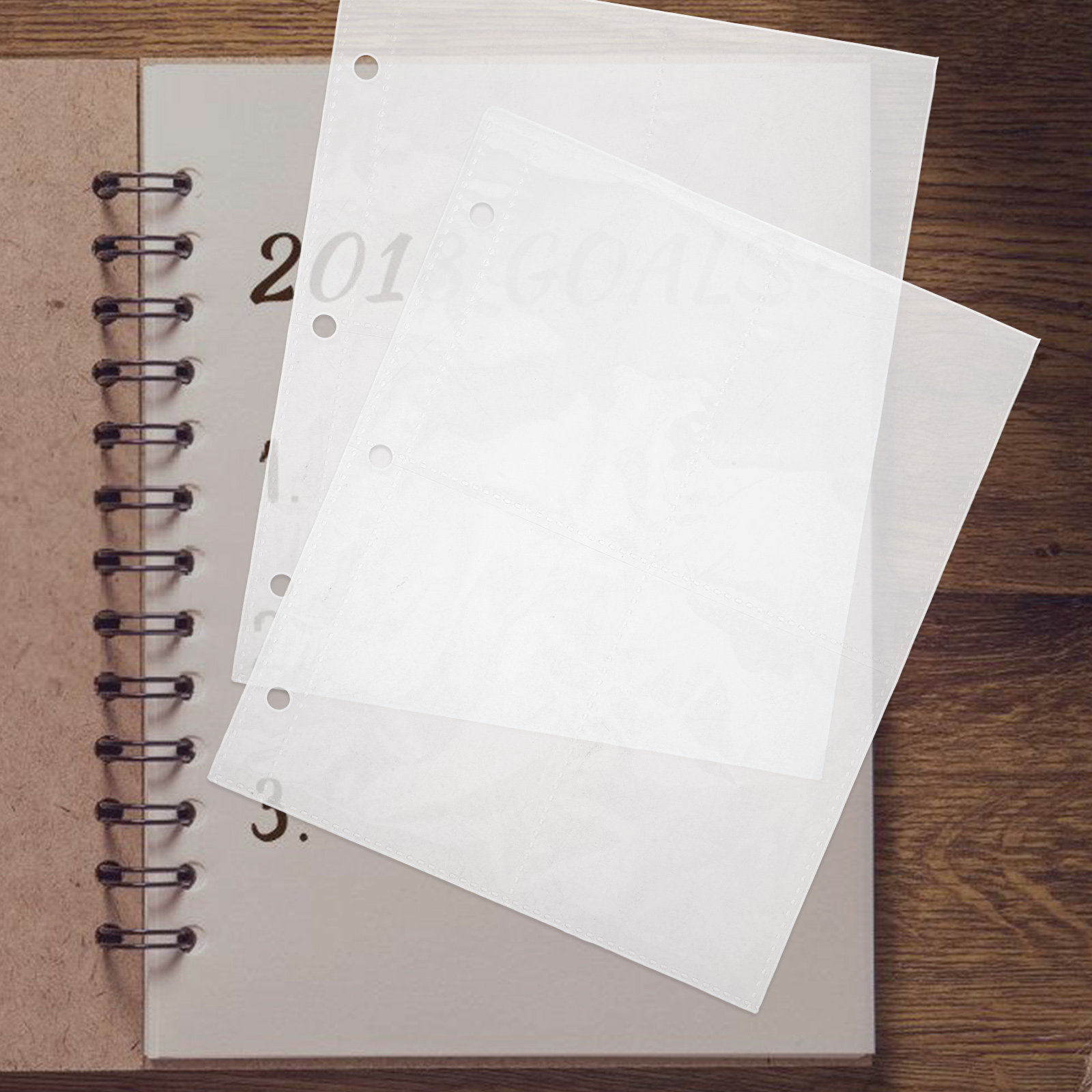 10Pcs Clear Binder Card Sleeve - Trading Card Binder recensione e prezzo