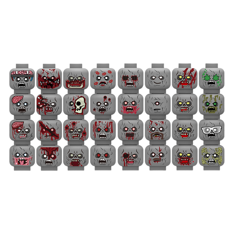 Injured Emotional Face Heads B - Lego Minifigure Holder recensione e prezzo