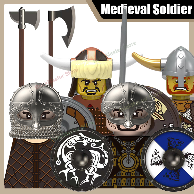 Medieval Military Viking Warri - Lego Minifigure Holder recensione e prezzo