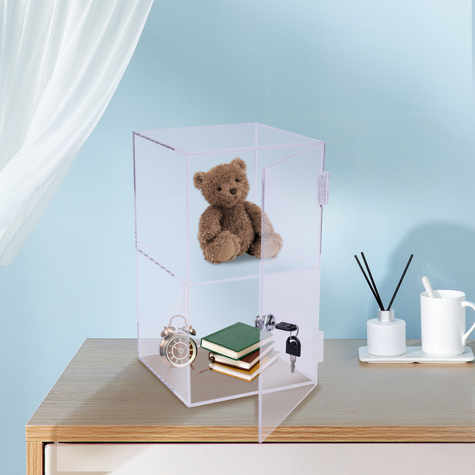 Transparent Acrylic 20x20x35cm - Display Case Acrylic recensione e prezzo