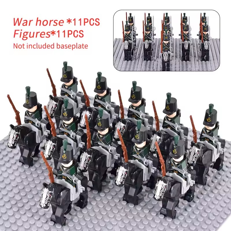 10pcs Napoleonic Wars Military - Lego Minifigure Holder recensione e prezzo