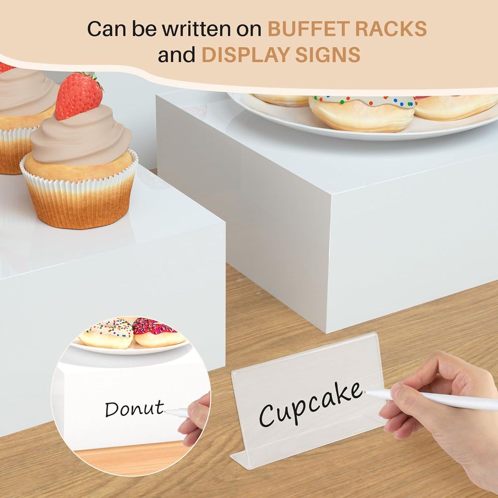 【8Pcs】 Buffet Risers,Dessert T - Display Risers Set recensione e prezzo